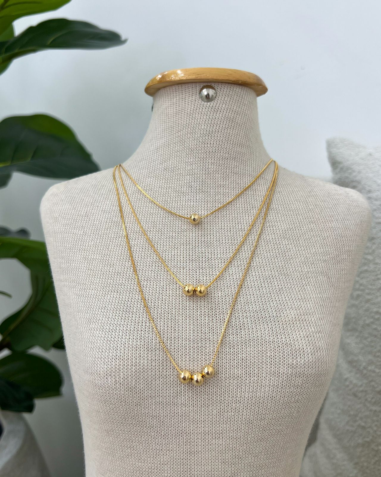 Colar Mania Essenza Dourado 124188