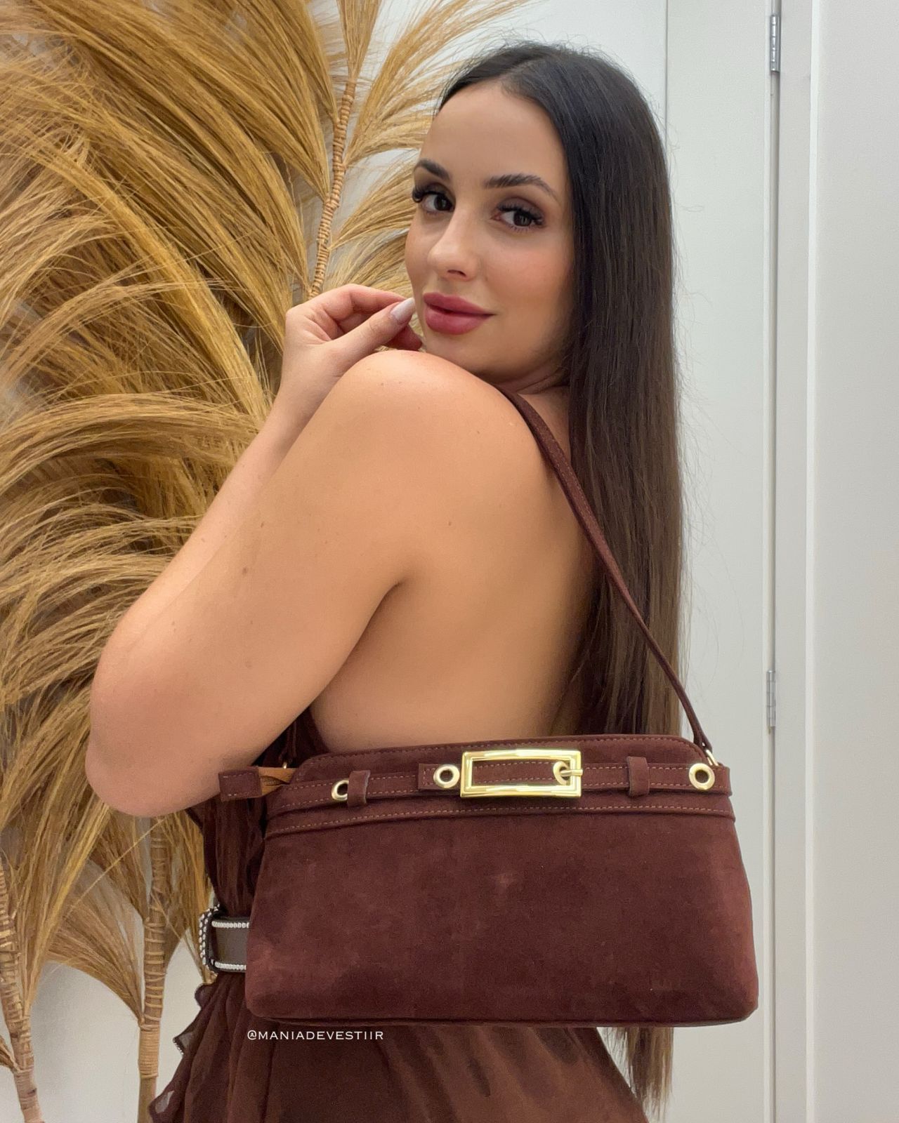 Bolsa Kelly Marrom 95679