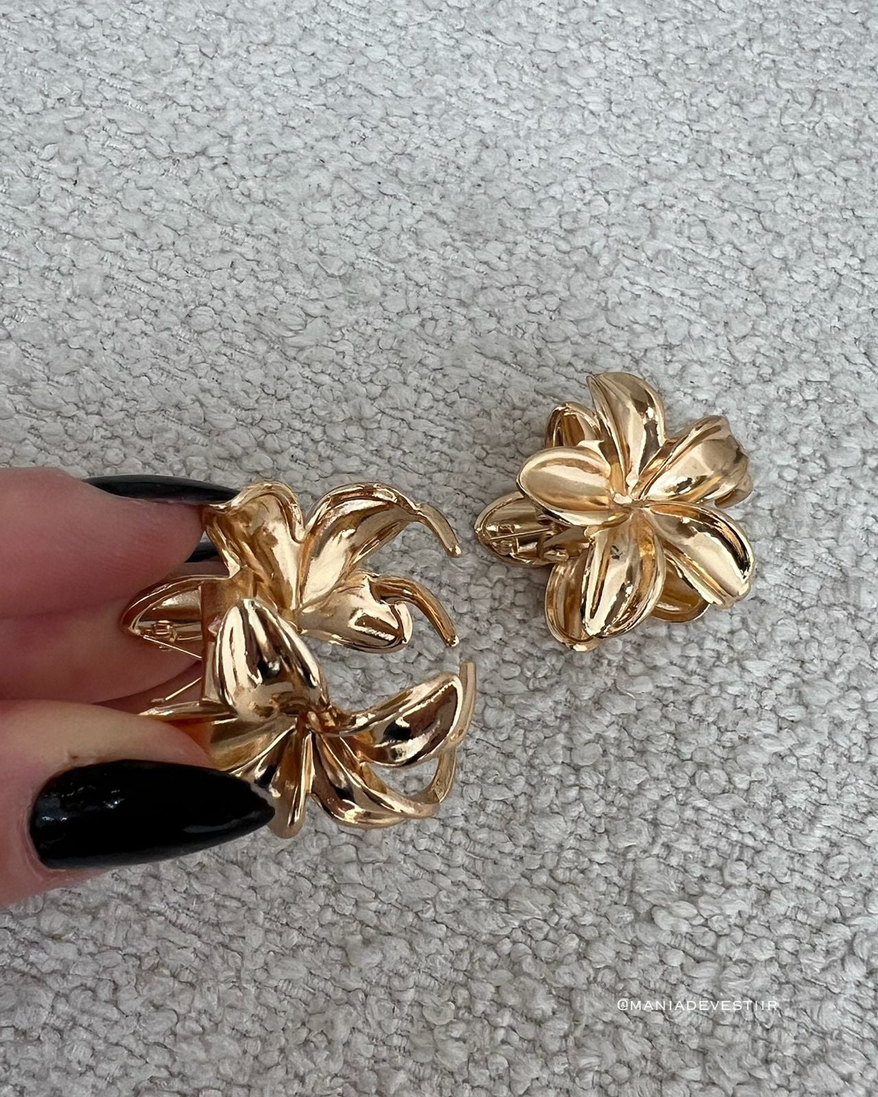 Conjunto de Presilha Carol Dourado 113314