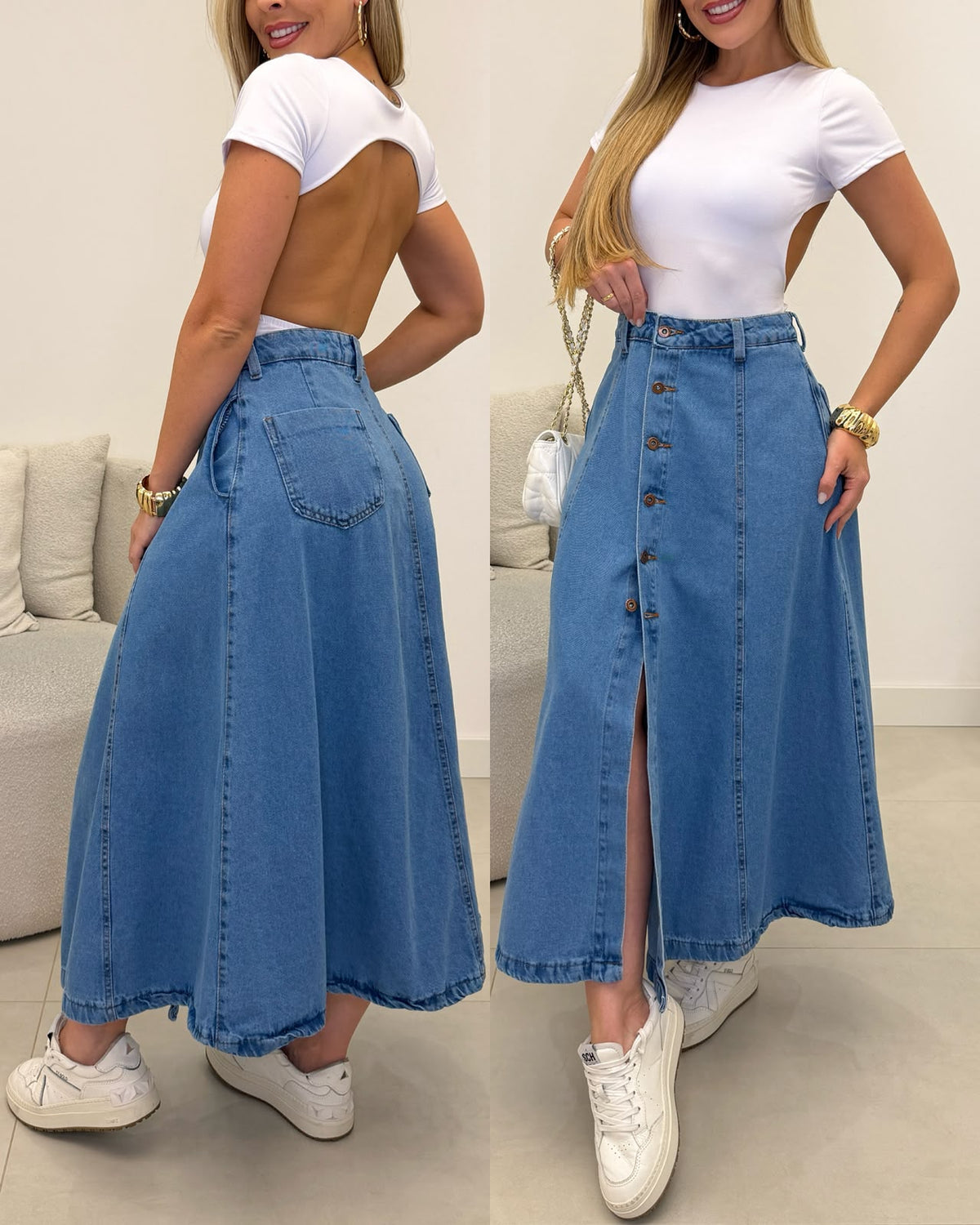 Saia Jeans Ozzo Mayara 137804