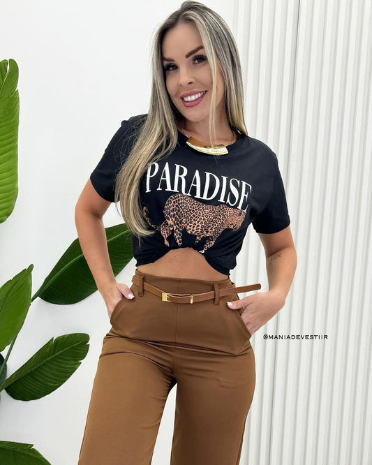 T-Shirt Leopardo Paradise 60169