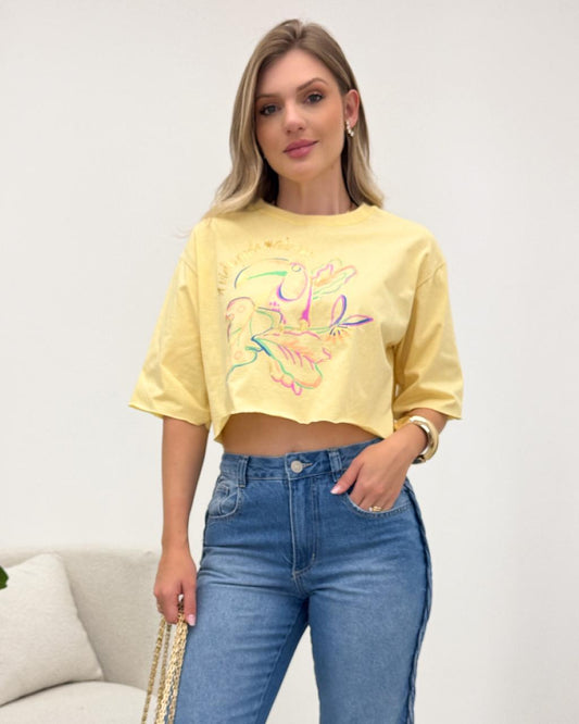 Cropped Natali Amarelo 113699