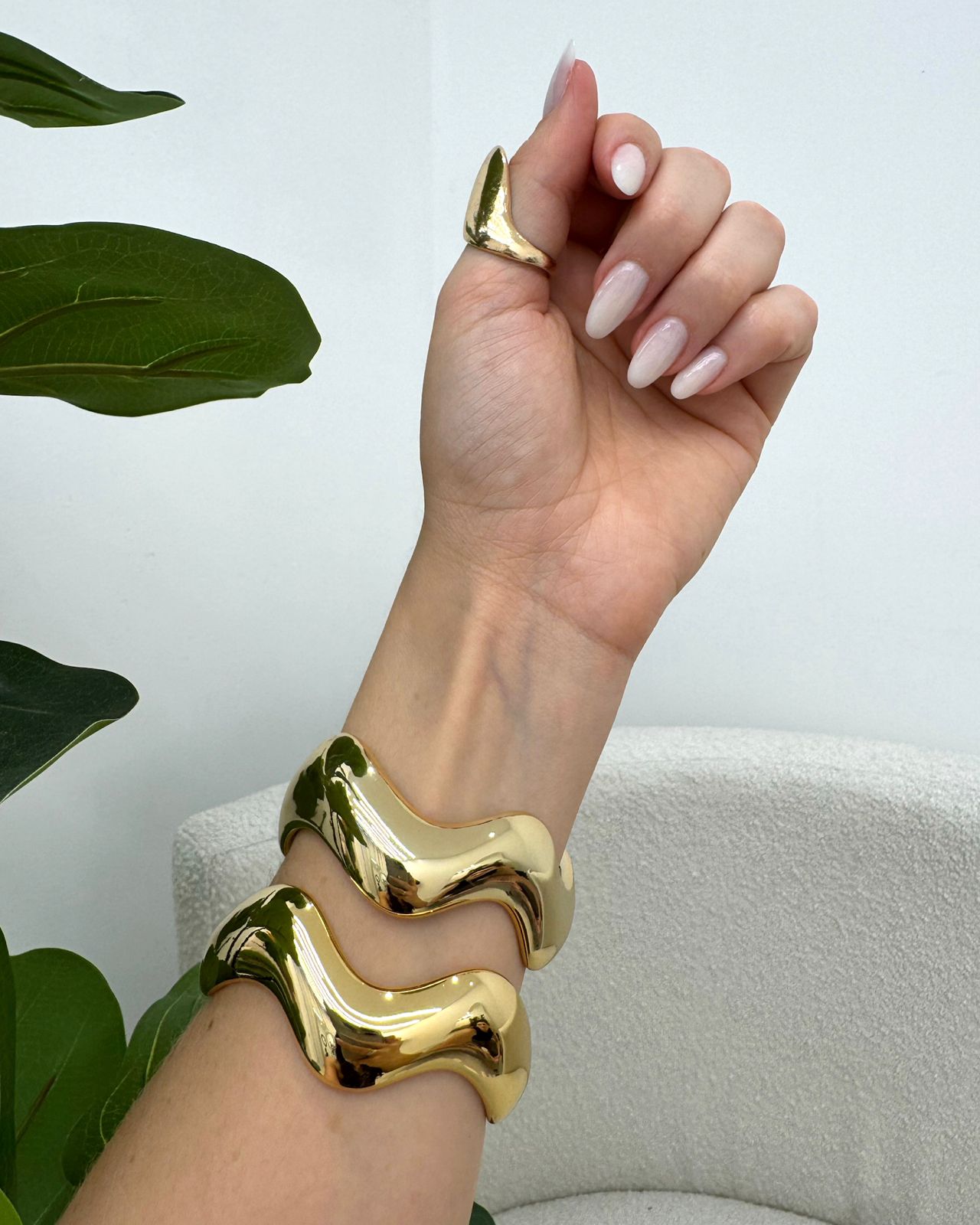 Conjuto Bracelete Mania Essenza Dourado 126796
