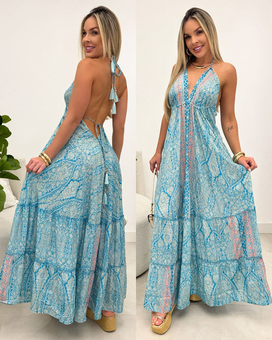 Vestido Nadia Azul Claro 108336