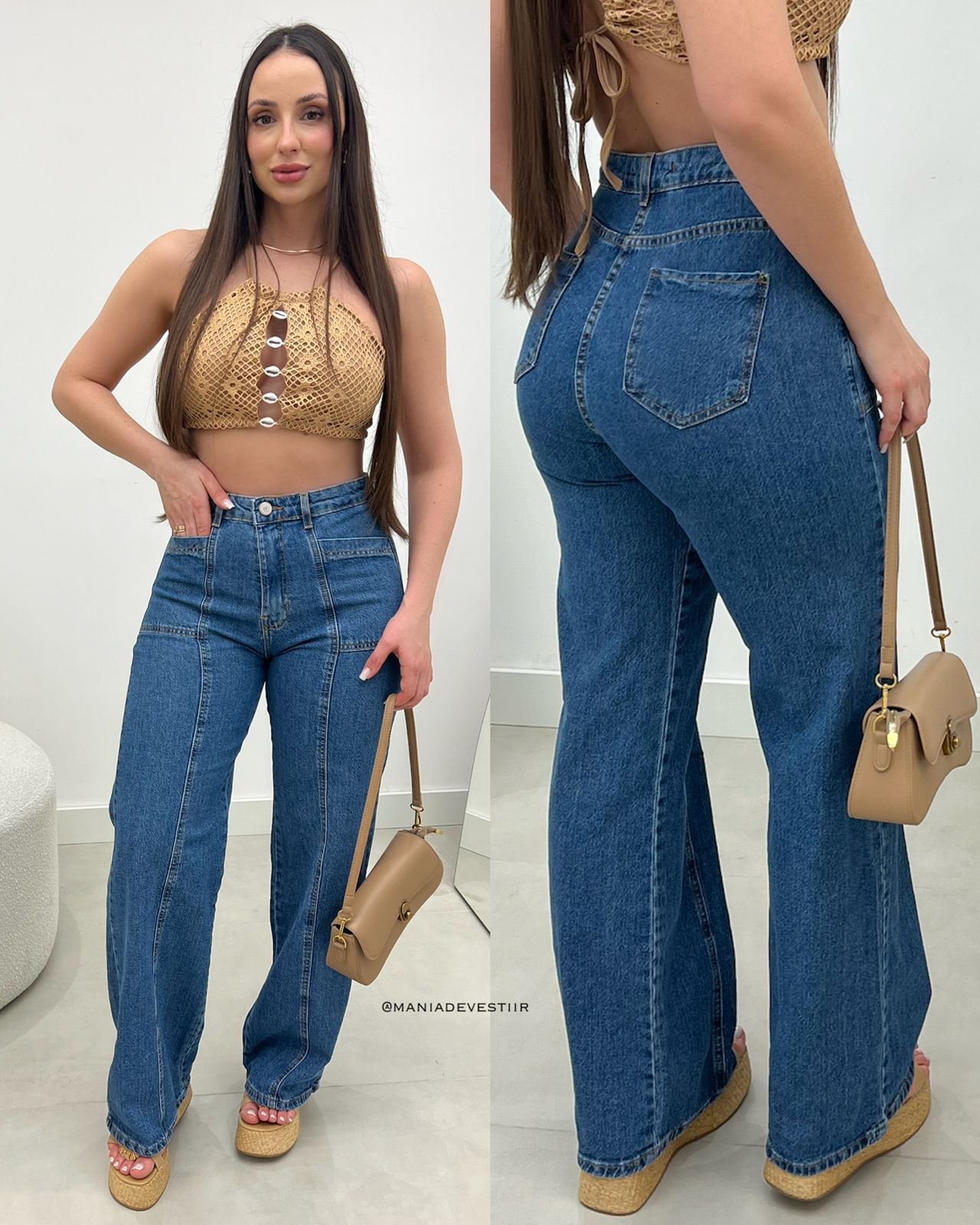 Calça Jeans Delavê Marcela 107068