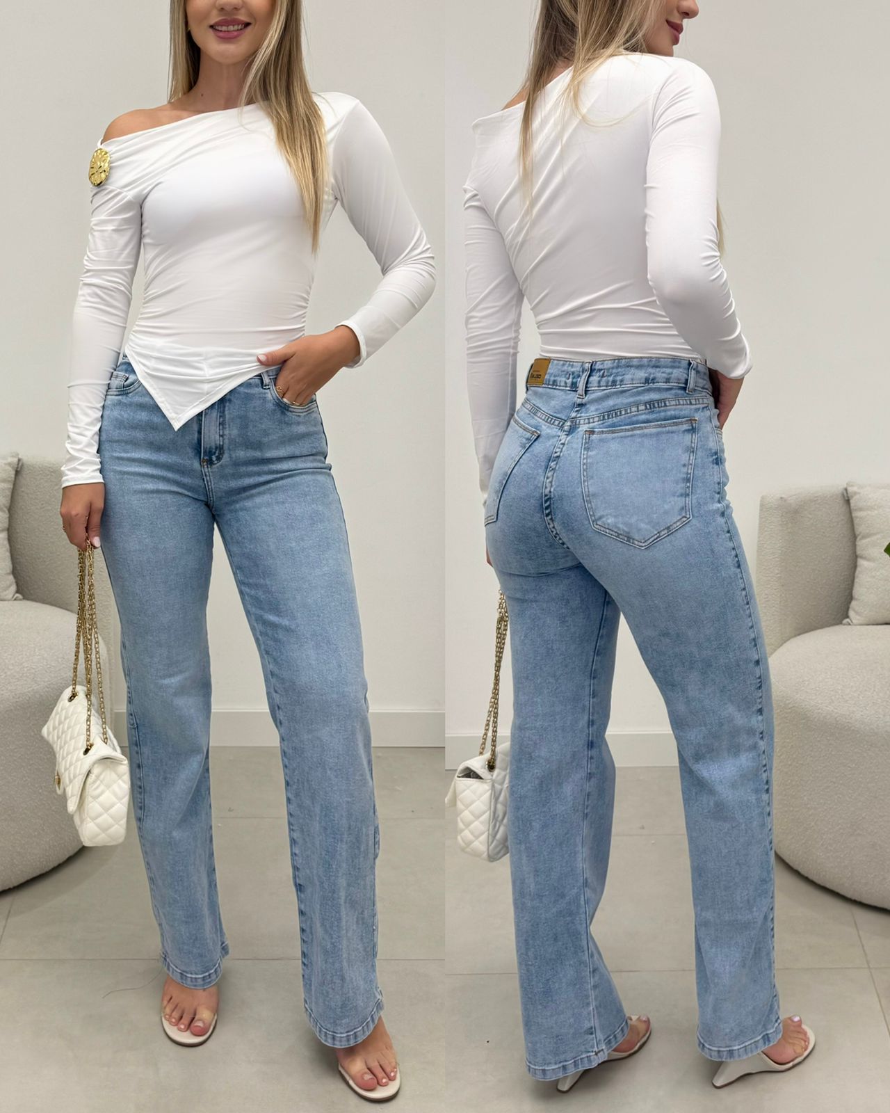 Calça Jeans Delavê Chaiane 133819