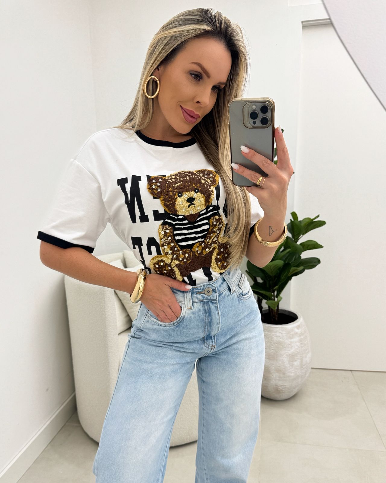 T-Shirt Áurea Off 104958
