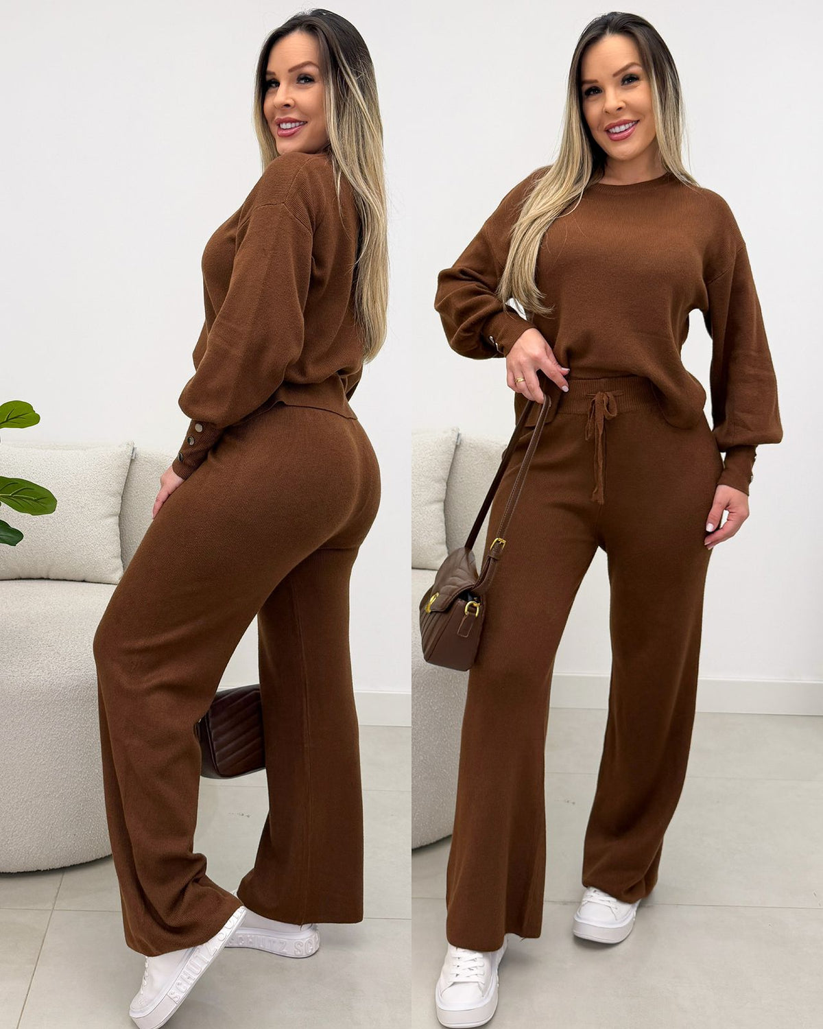 Conjunto Modal Jussara Marrom 133715