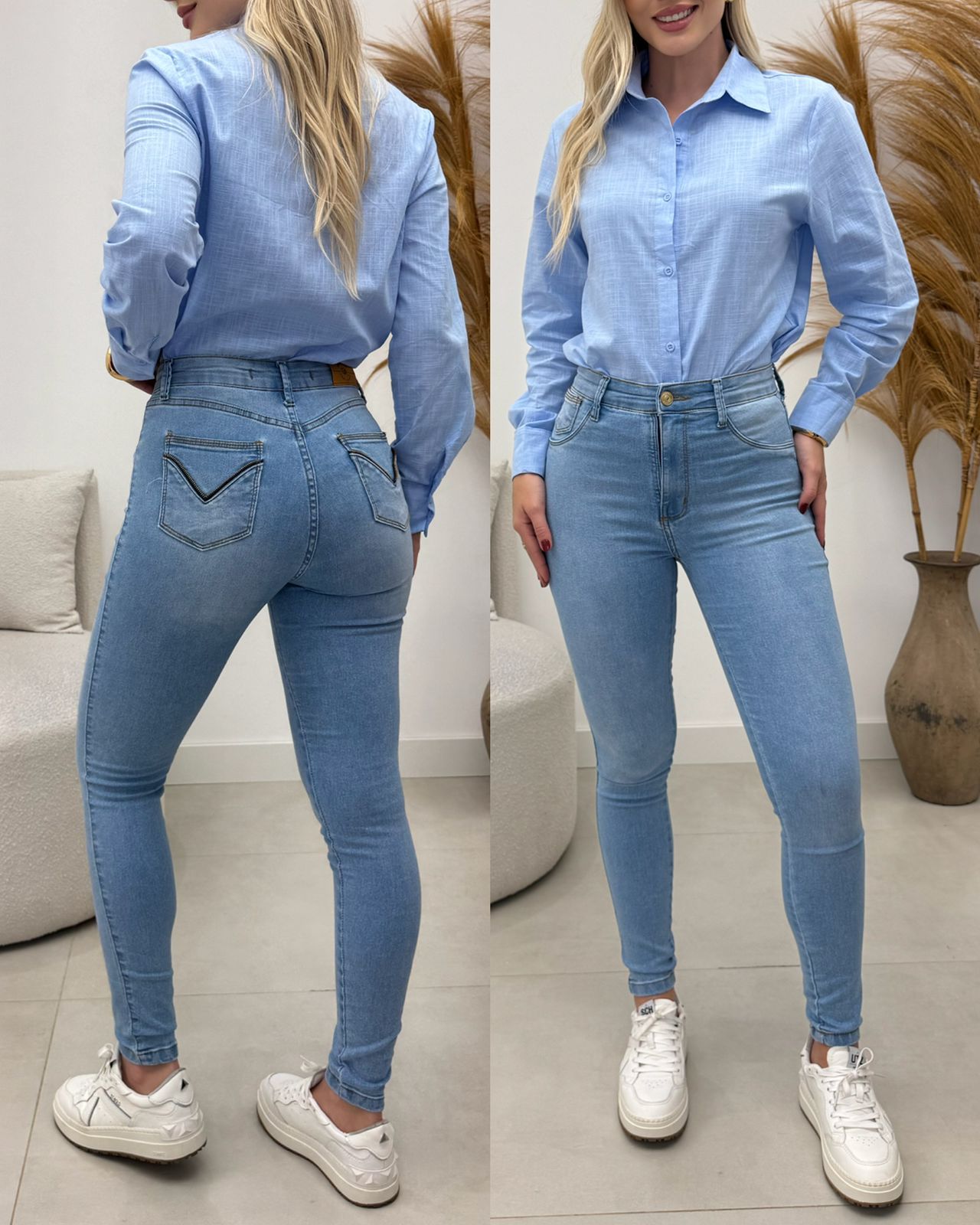 Calça Jeans Melinda Lauana 134268