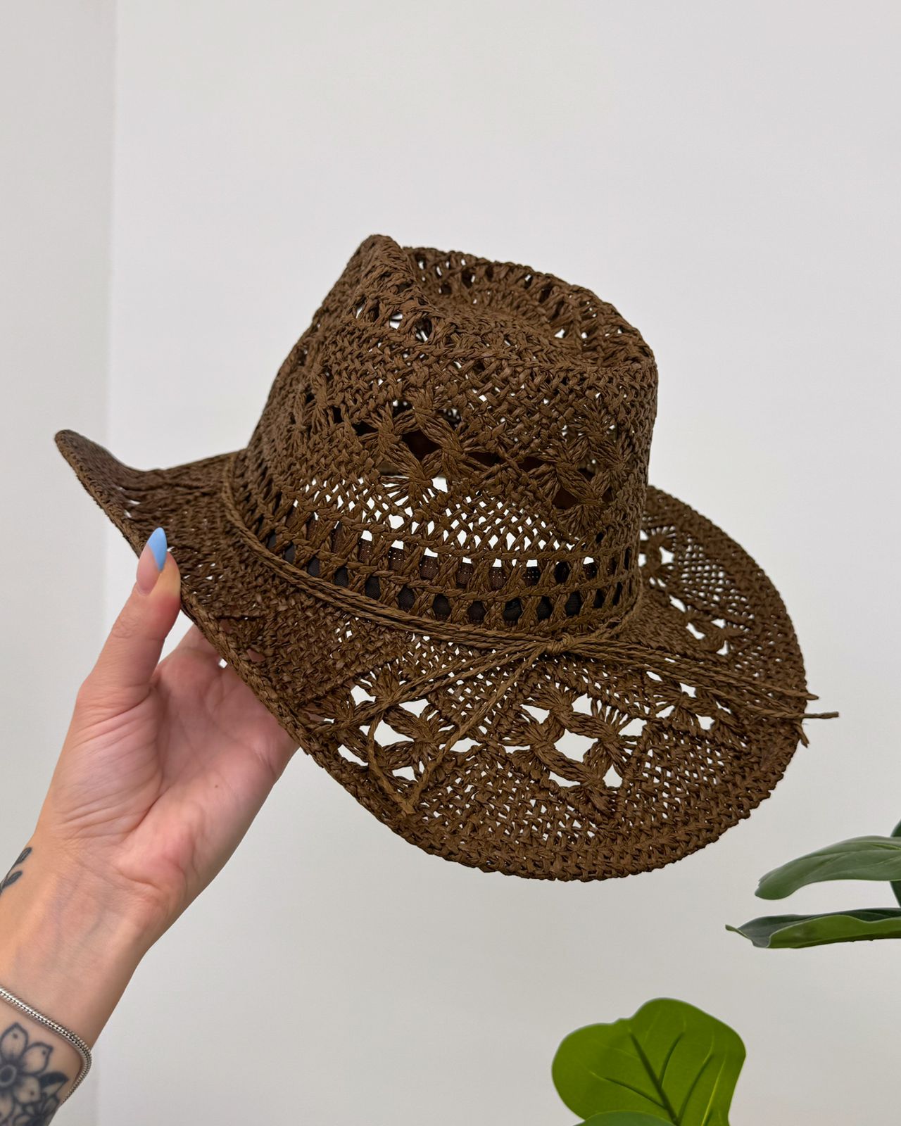 Chapéu De Palha Chocolate 124060