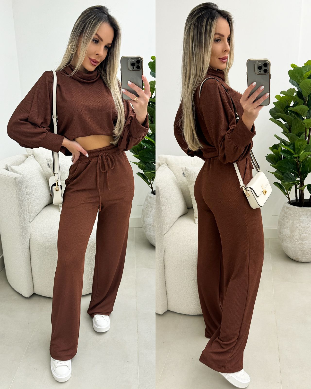 Conjunto Lucia Marrom 102854