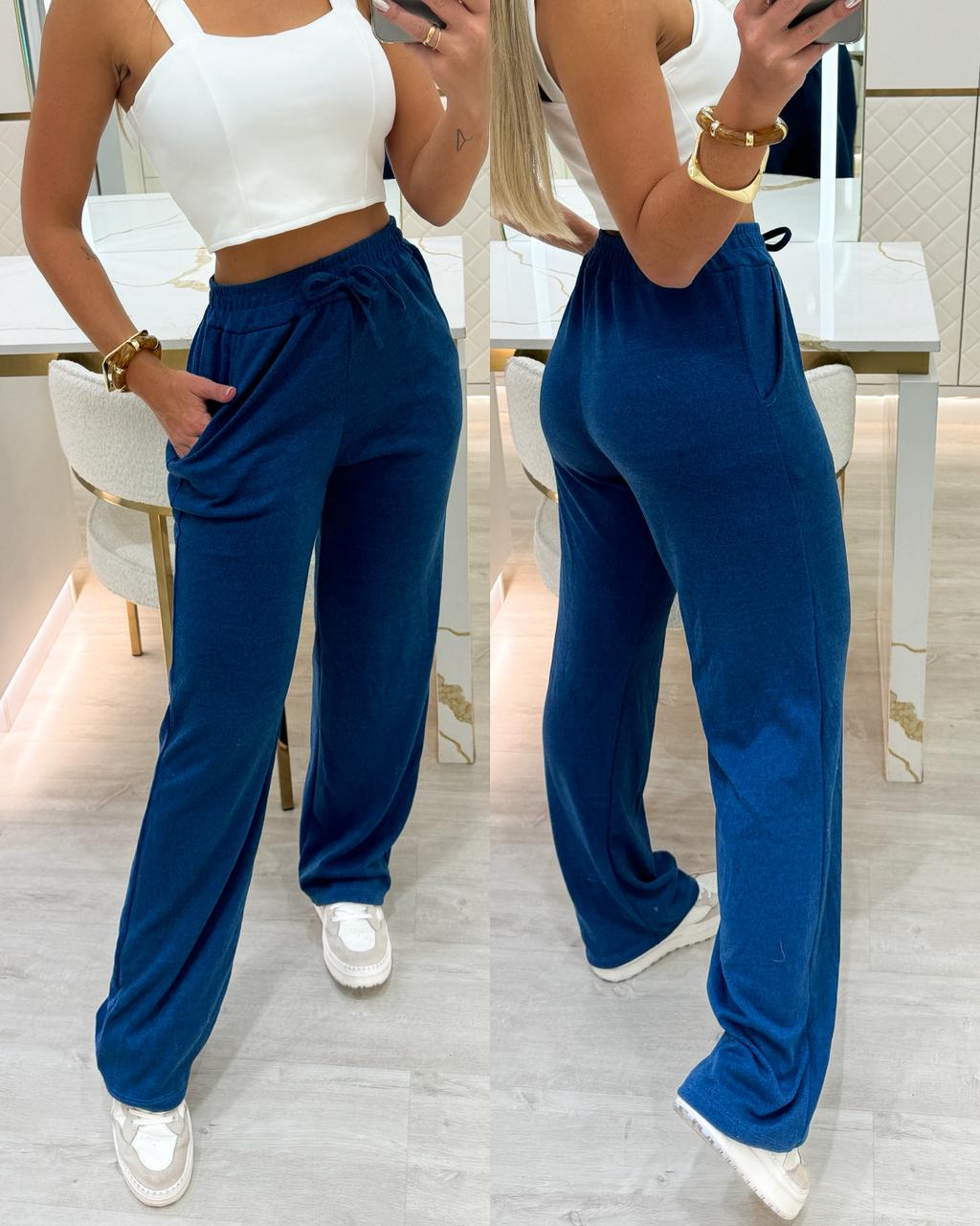 Calça Pepita Azul 95864