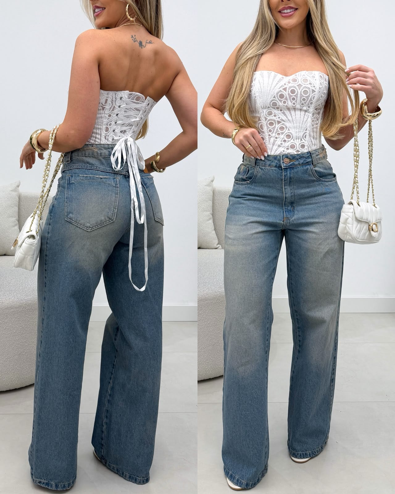 Calça Jeans Melinda Barbara 135950
