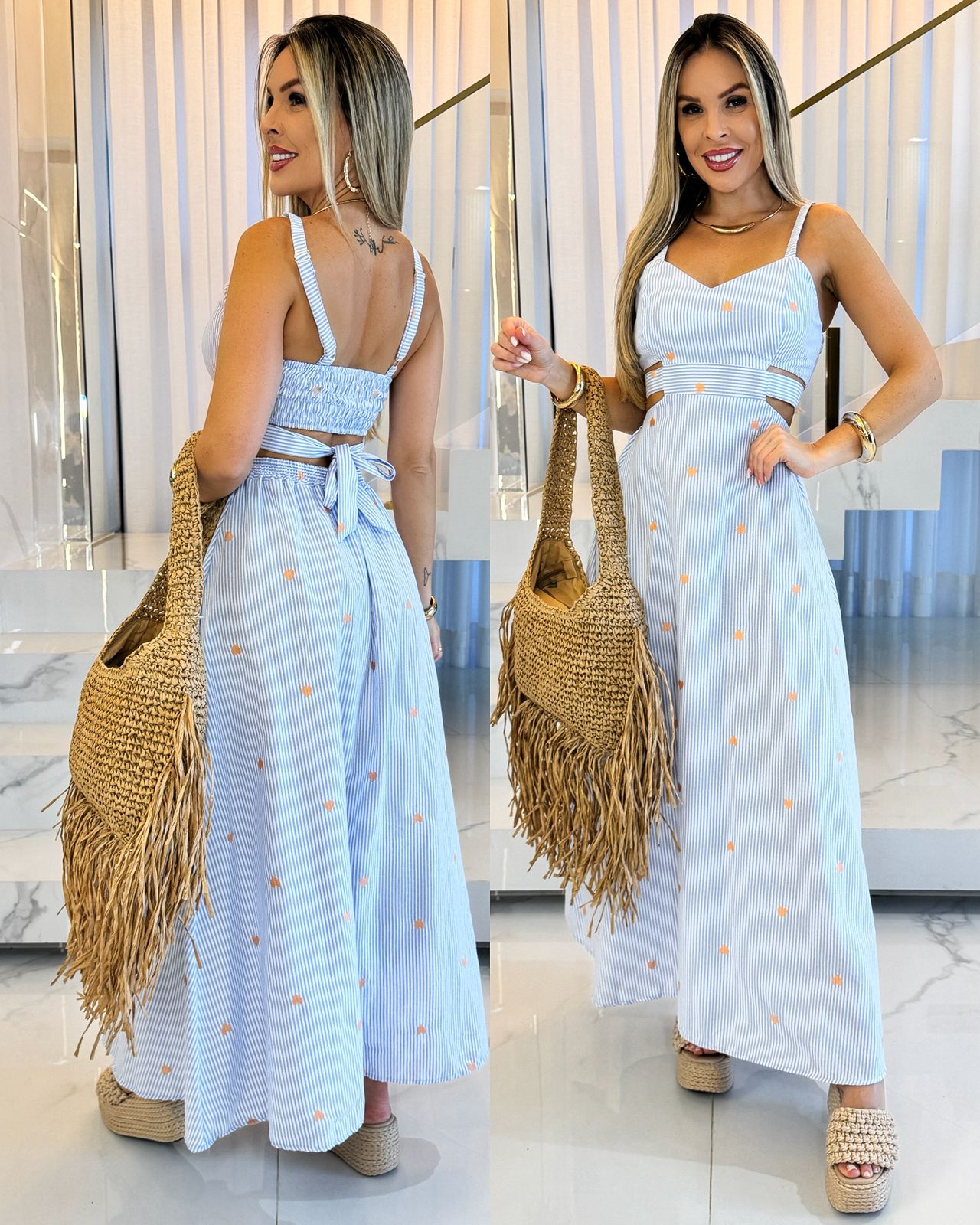 Vestido Mag Azul 110190
