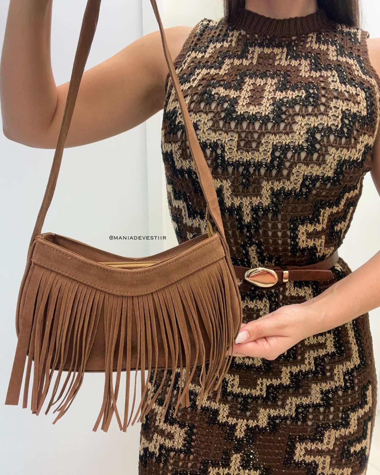 Bolsa Donna Marrom 93281