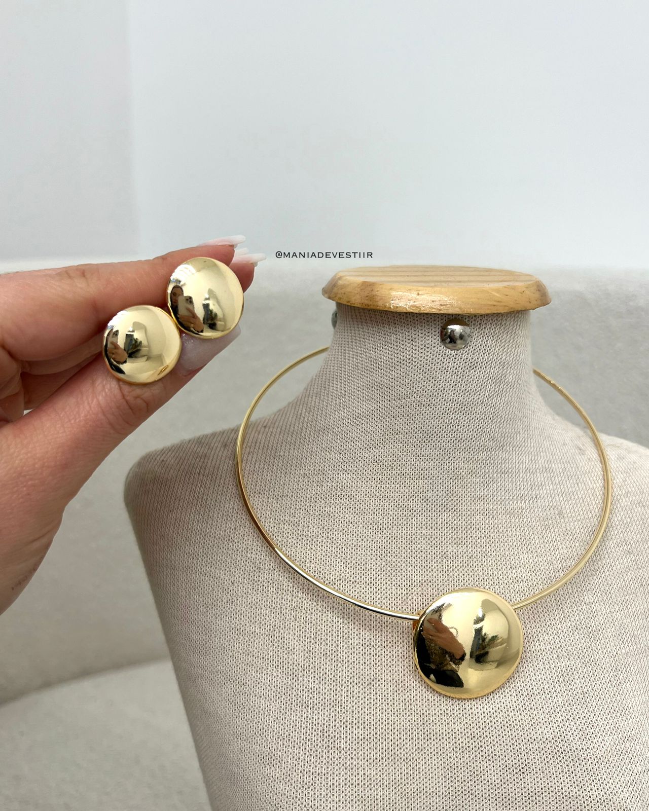 Conjunto Colar e Brinco New York 104886