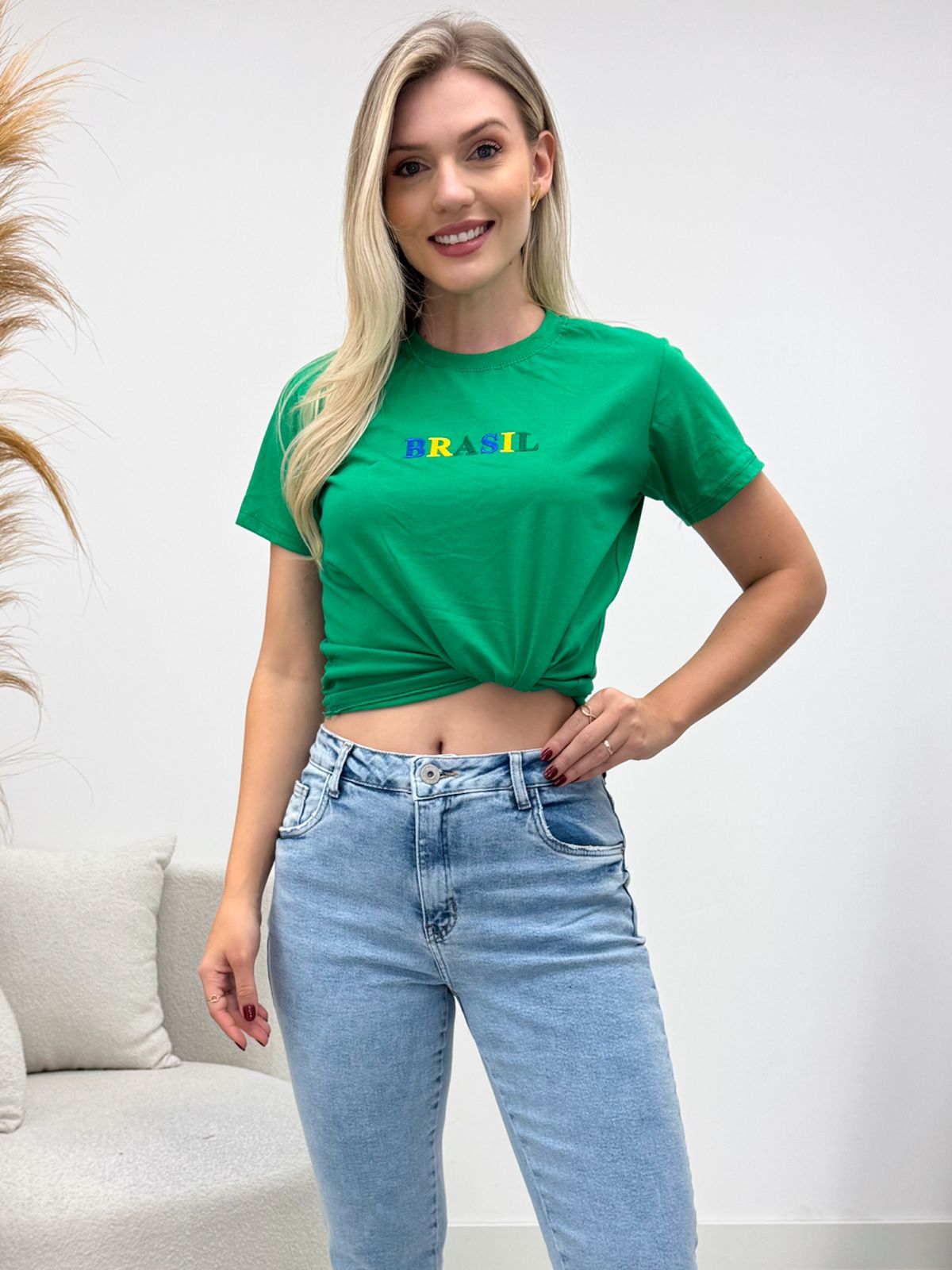 T-Shirt Sofia Brasil Verde 134183