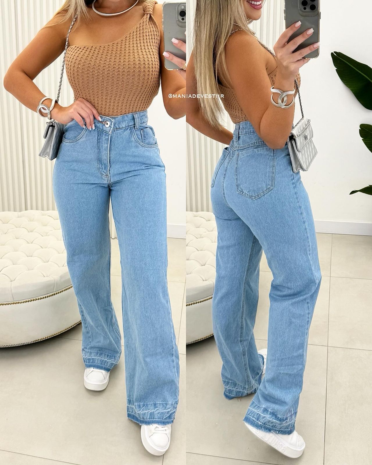 Calça Jeans Wide Leg Jhenifer 34233