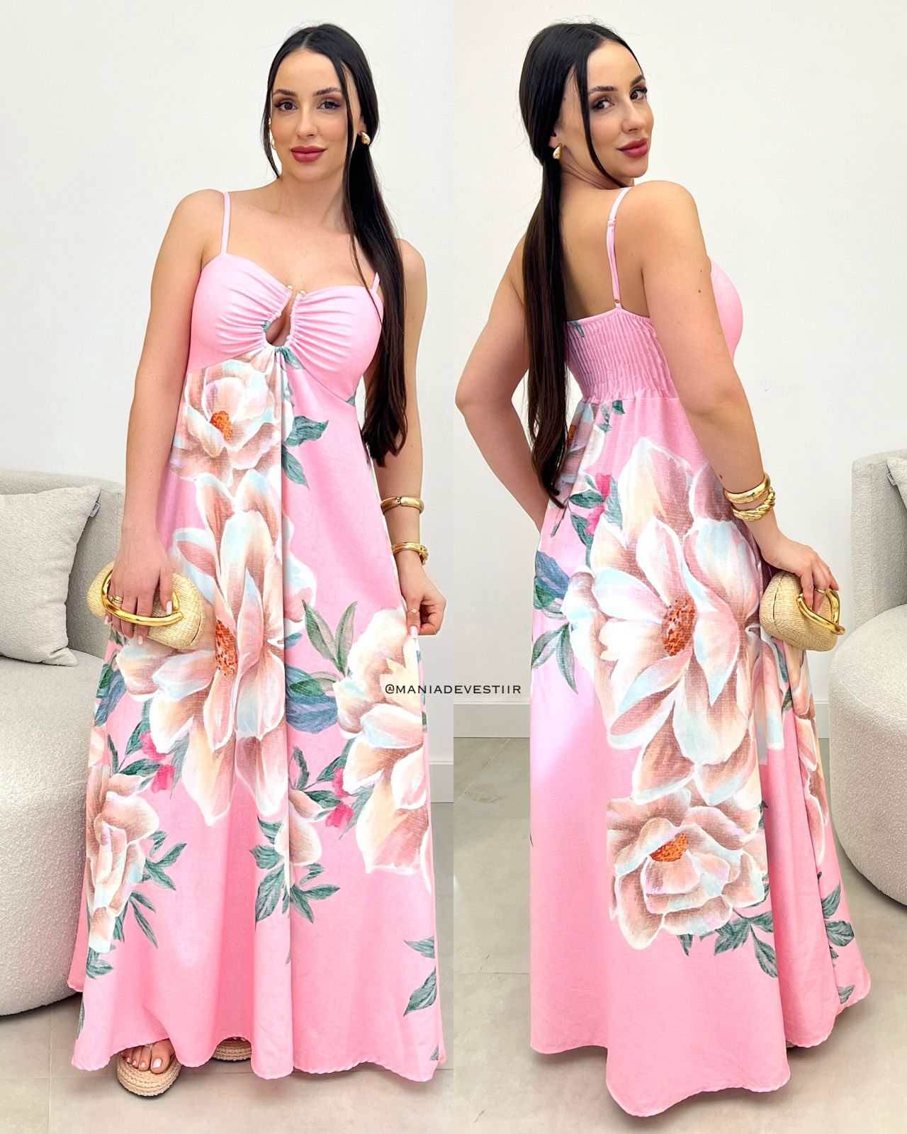 Vestido Cleonice Rosa 110185