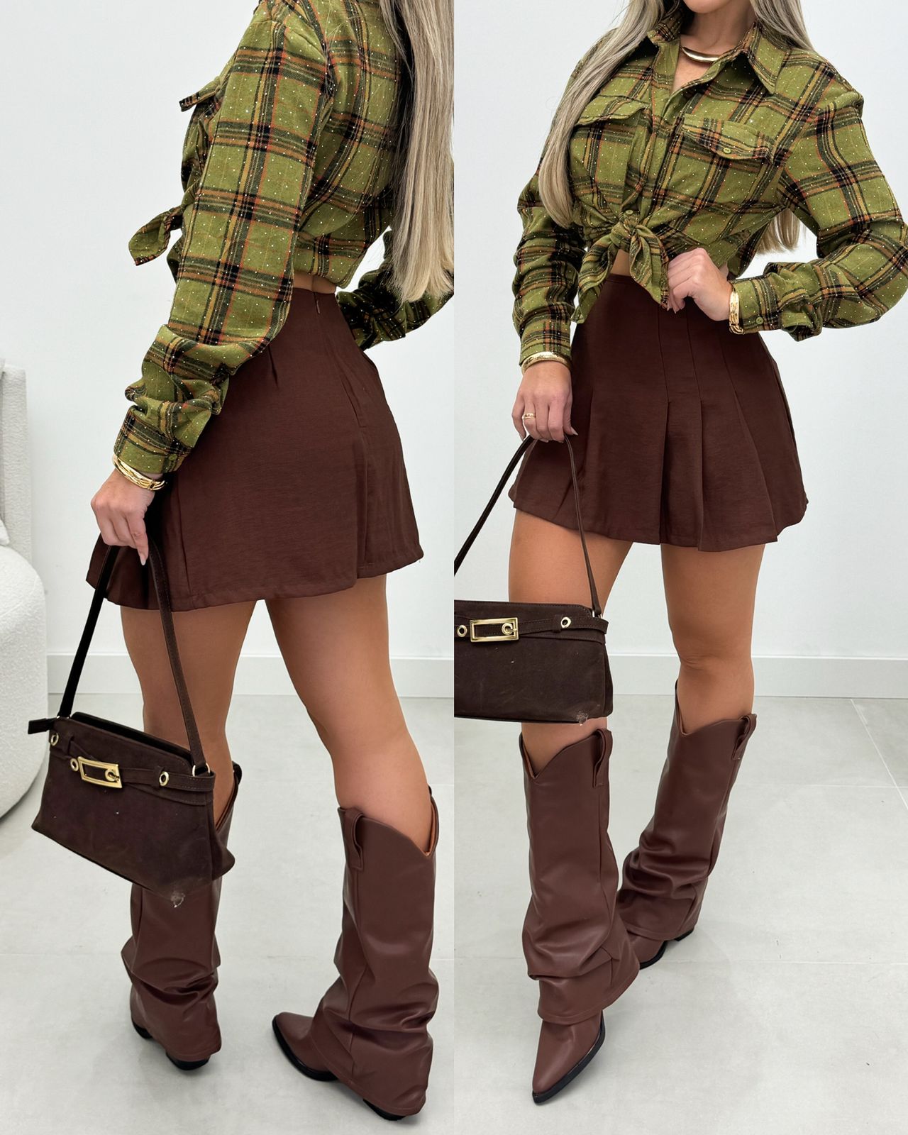 Saia Lindiana Marrom 102360