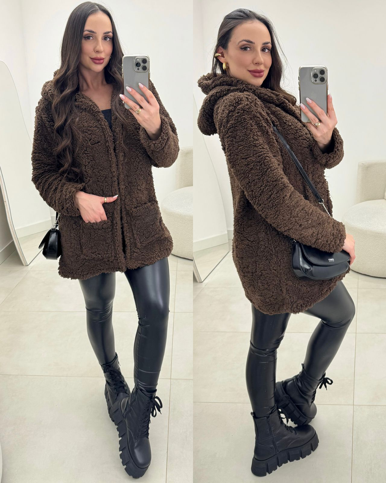 Casaco Teddy Tamara Chocolate 134640