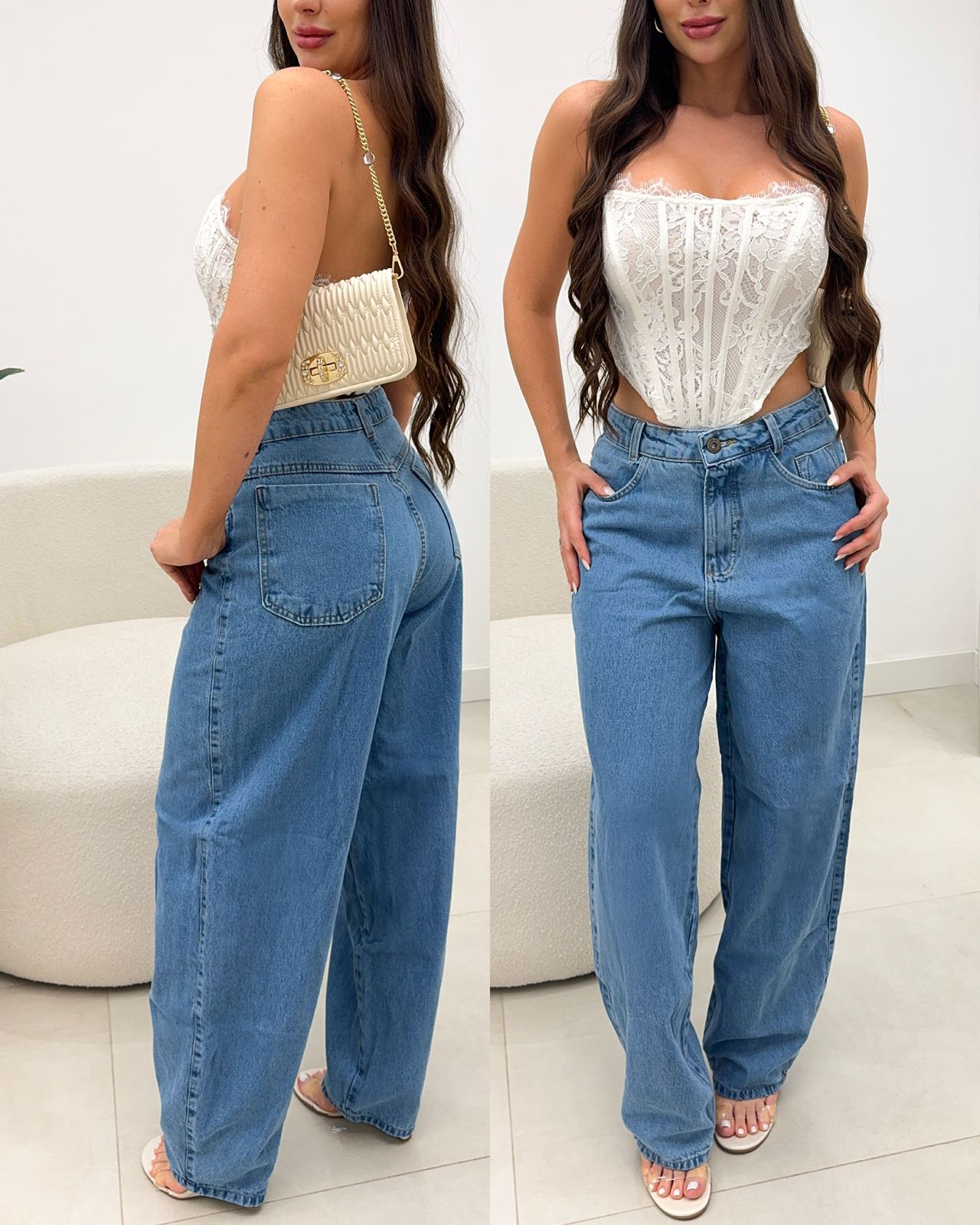 Calça Jeans Ozzo Roberta Balloon 129536