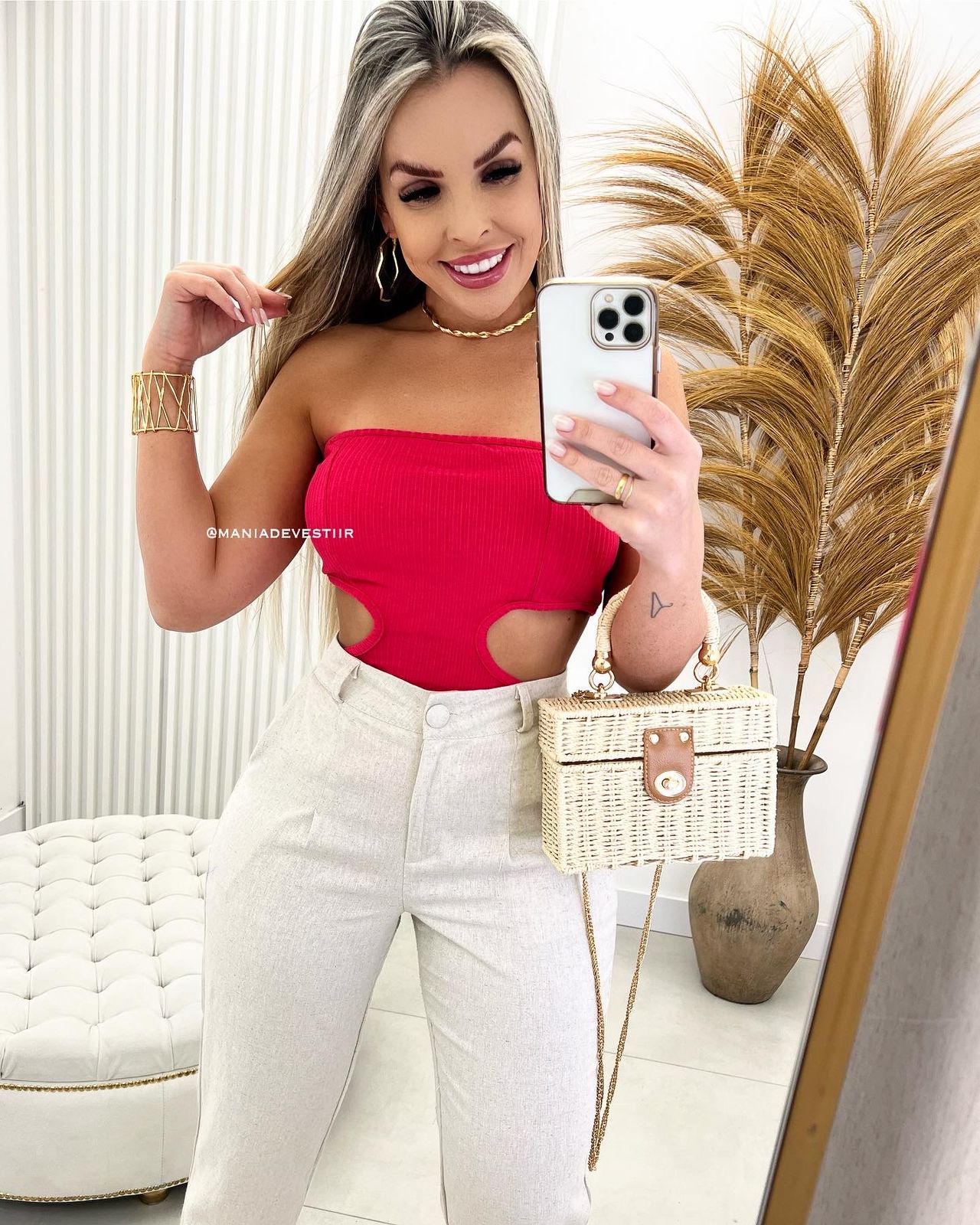 Body Canelado Aberto Kauana Pink 30605