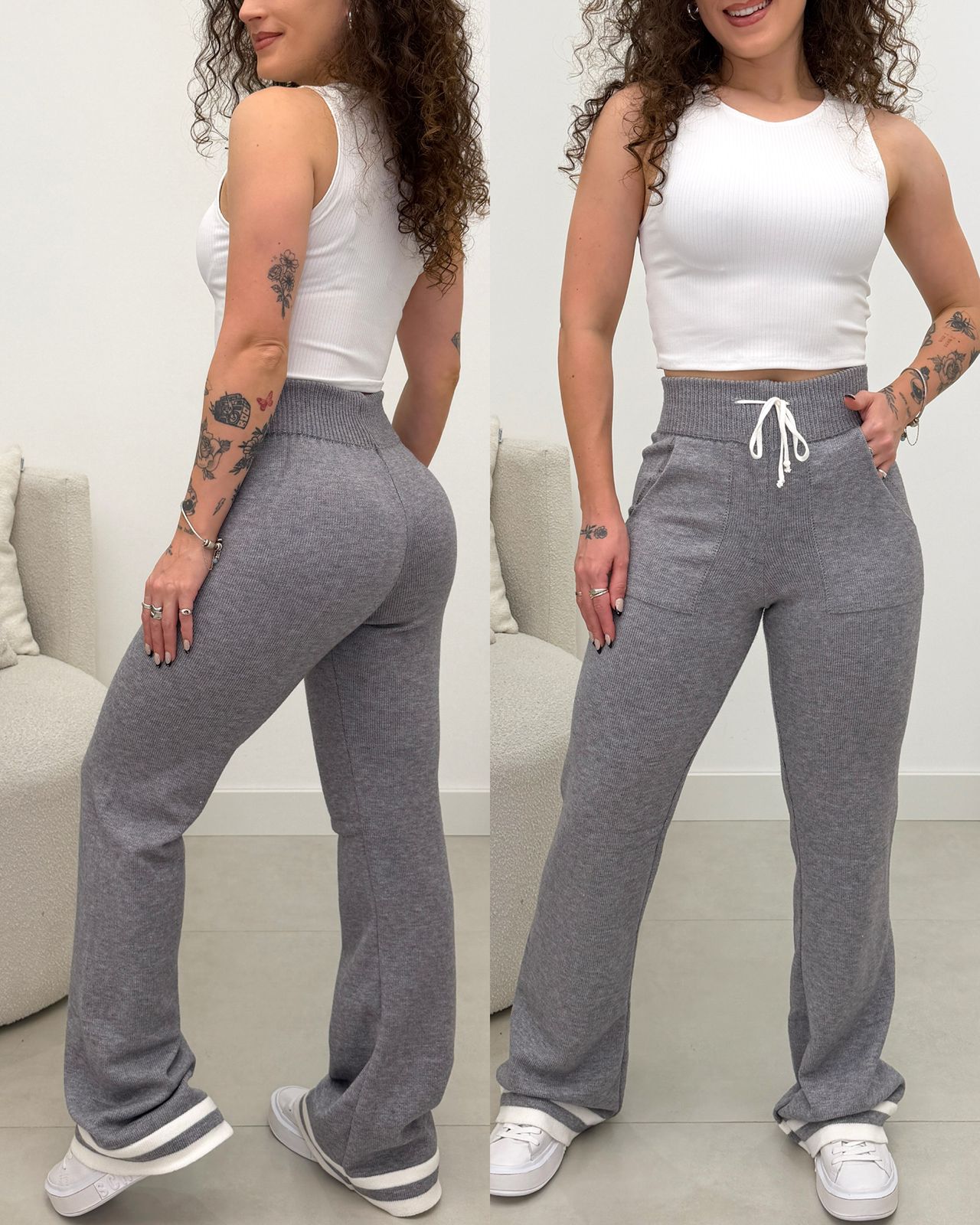 Calça Keila Cinza 126988