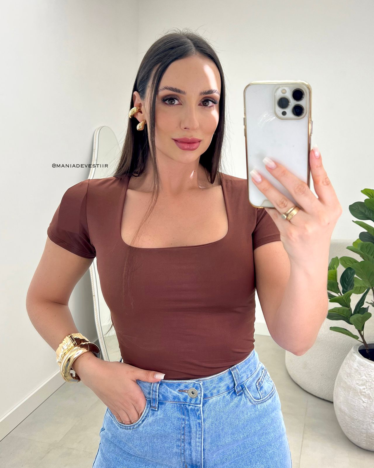 Blusa Lorena Chocolate 116668