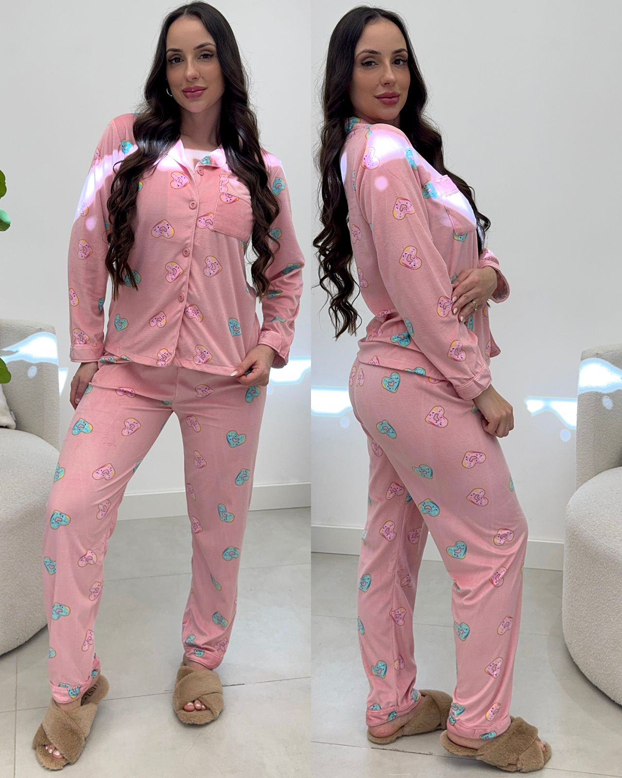 Pijama Fernanda Rosa 134046