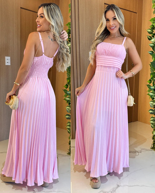 Vestido Vanderleia Rosa 109878