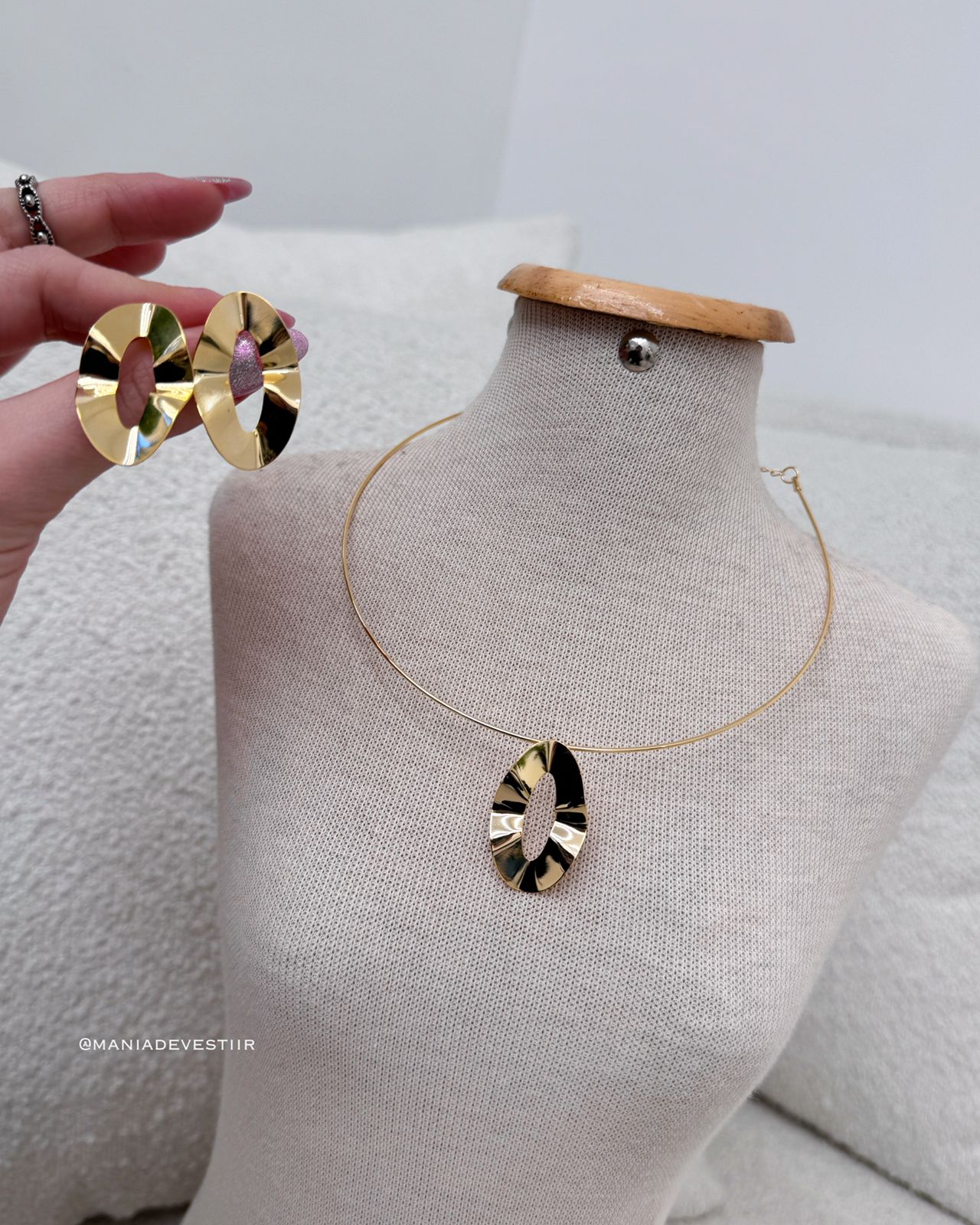 Conjunto Colar e Brinco Odete 102935