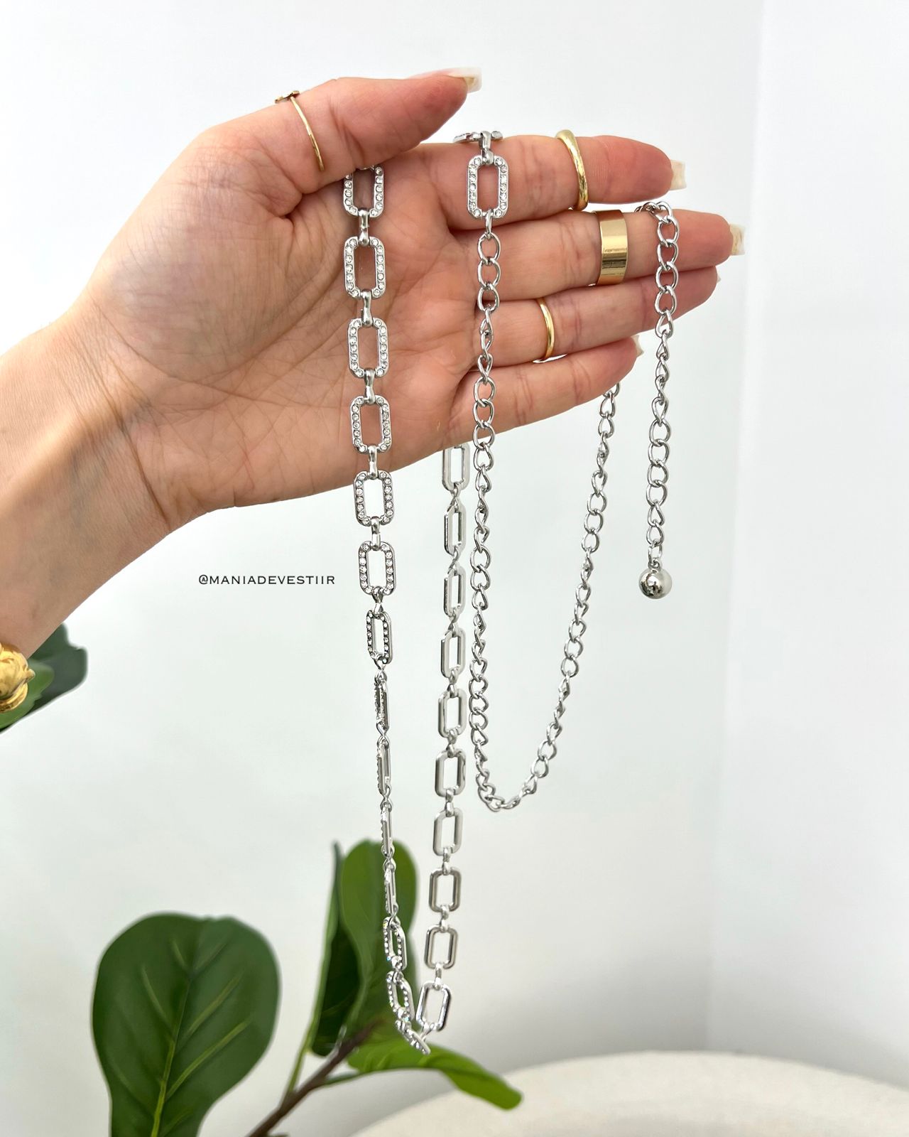 Cinto Corrente Jana Prata 113555