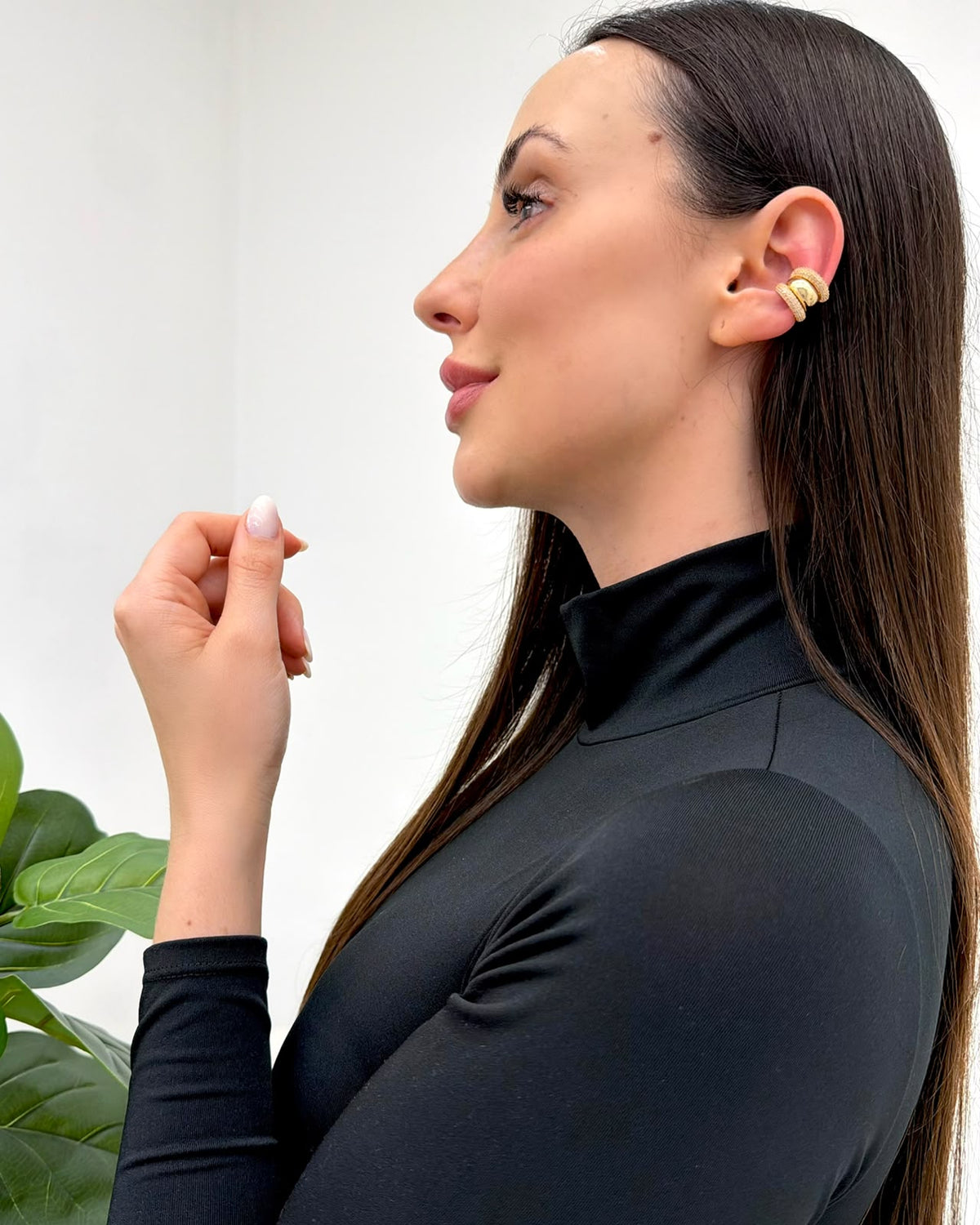 Brinco Mania Essenza Dourado Ear Cuff 137592