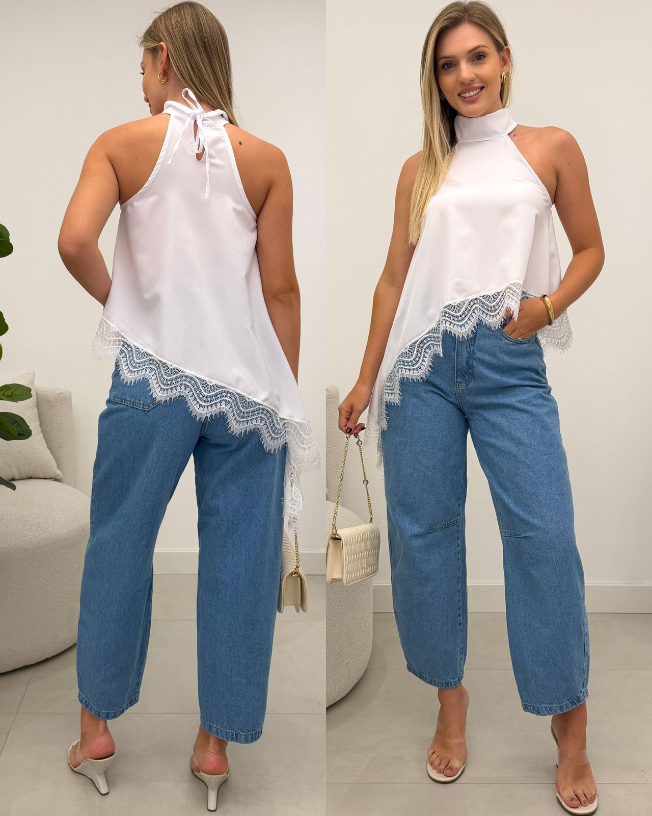 Blusinha Camila Branca 129358