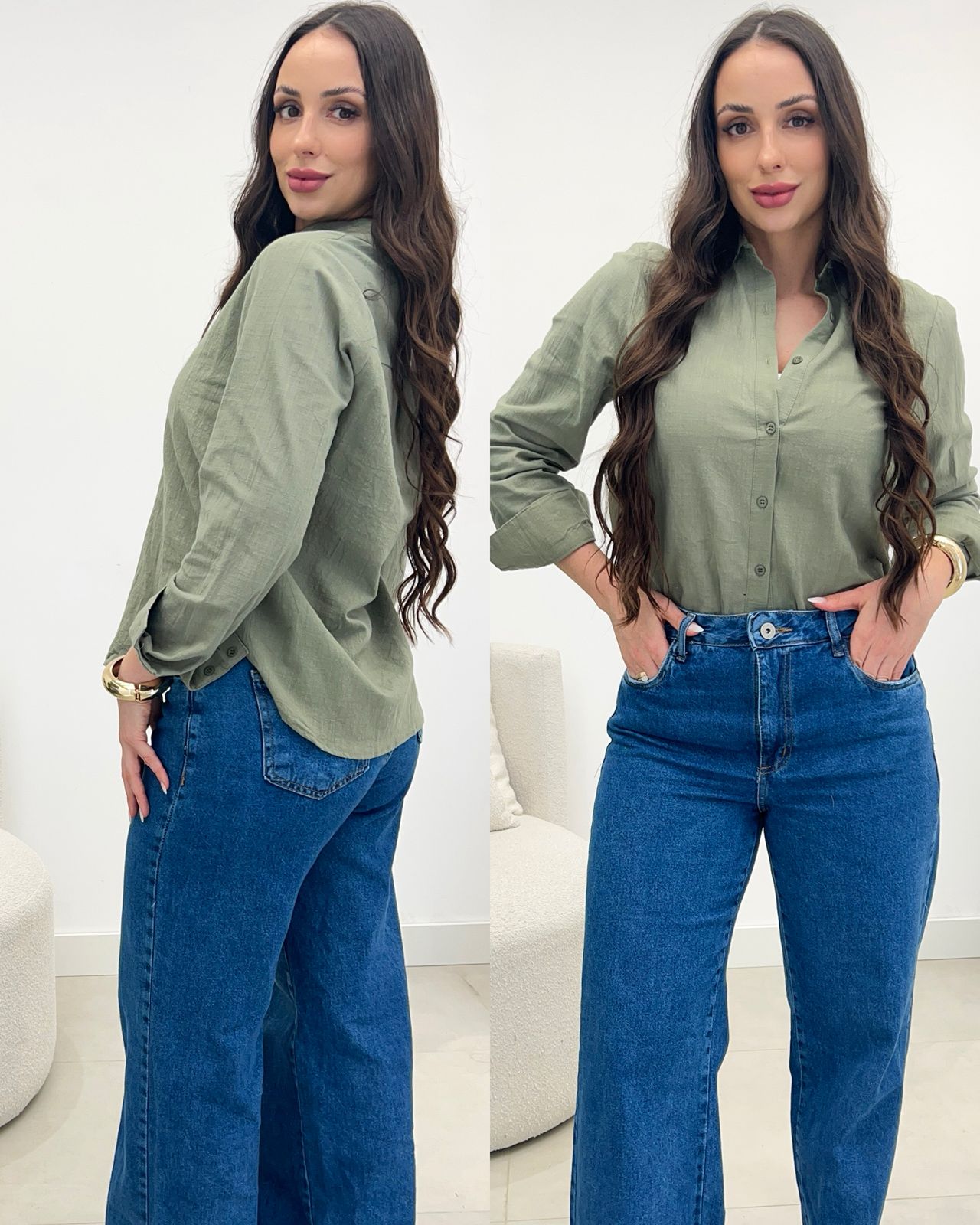 Camisa Nadini Verde 127021