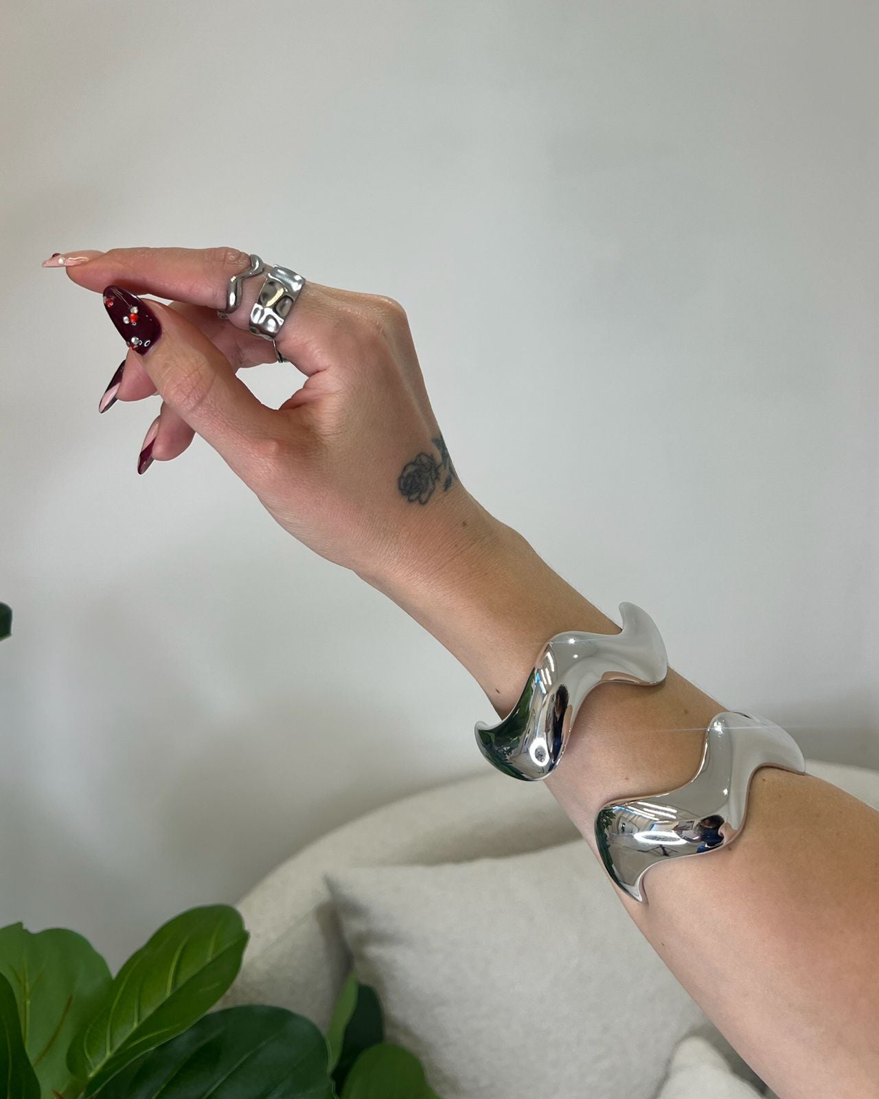 Conjuto Bracelete Mania Essenza Prata 124368