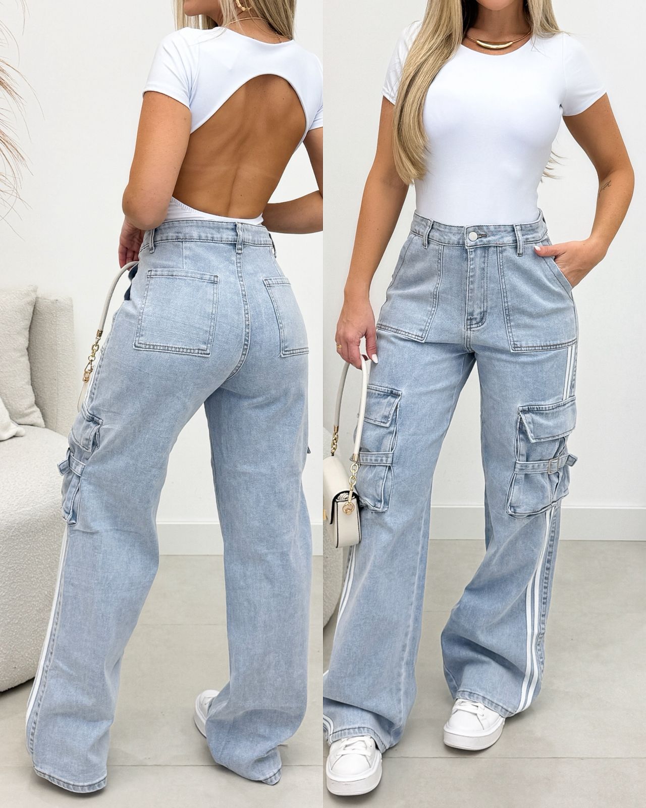 Calça Jeans Jacira Azul Claro 113360