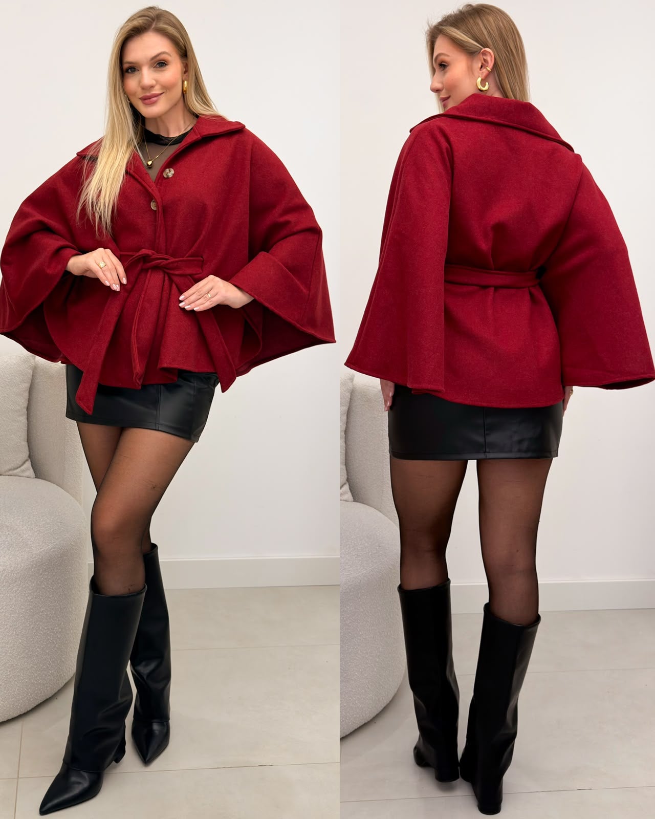 Poncho Nina Marsala 135382
