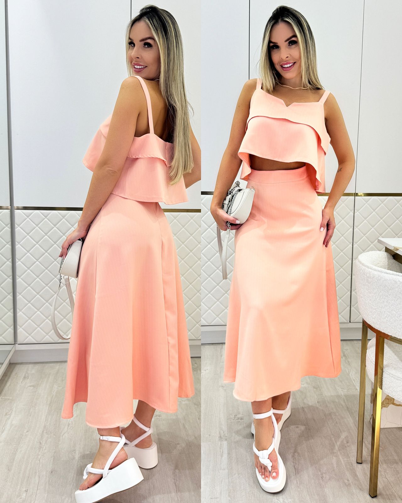 Conjunto Alicia Laranja 86216