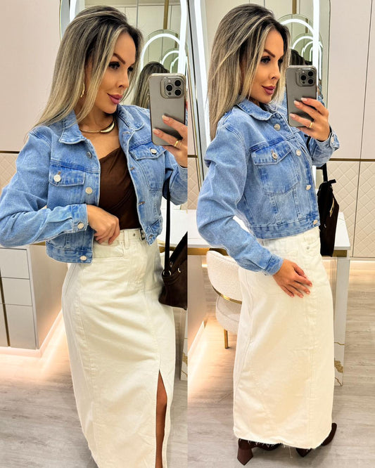 Jaqueta Jeans Consciência Ester 101494