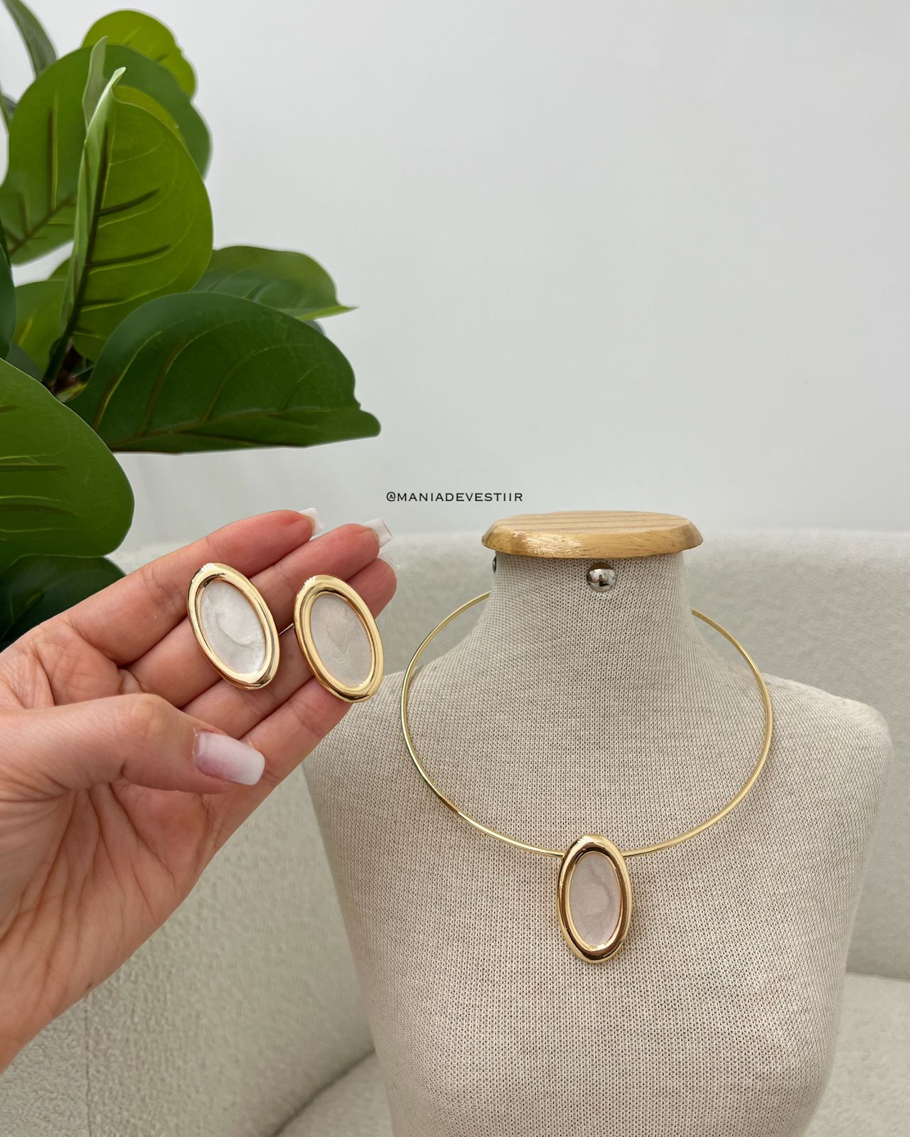 Conjunto Colar e Brinco Cidiane 108498