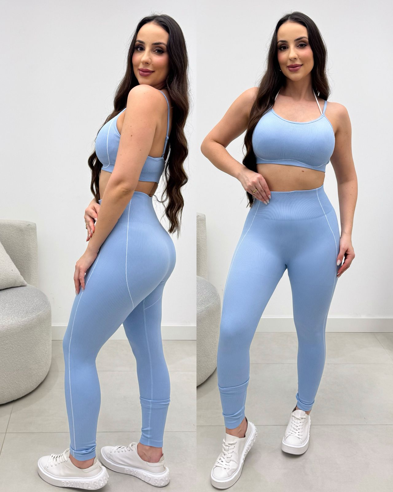 Conjunto Fitness Tamara Azul Bebê 136270
