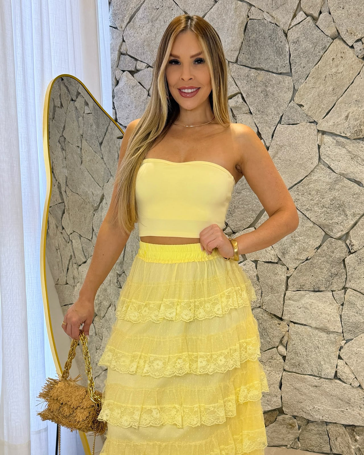 Cropped Matilda Amarelo 136812