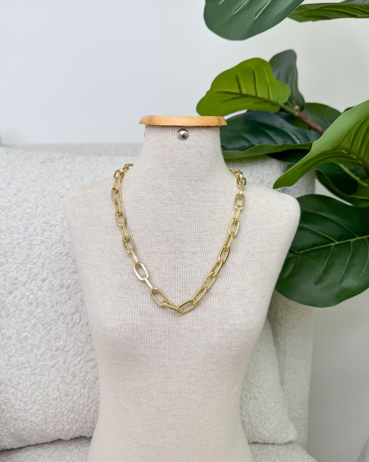 Colar Mania Essenza Dourado 124085