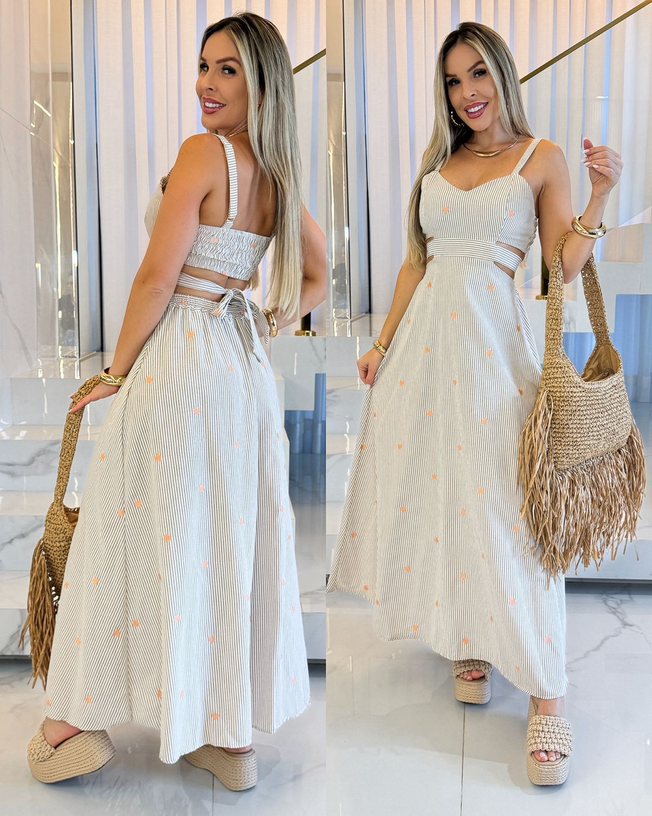 Vestido Mag Bege 110191