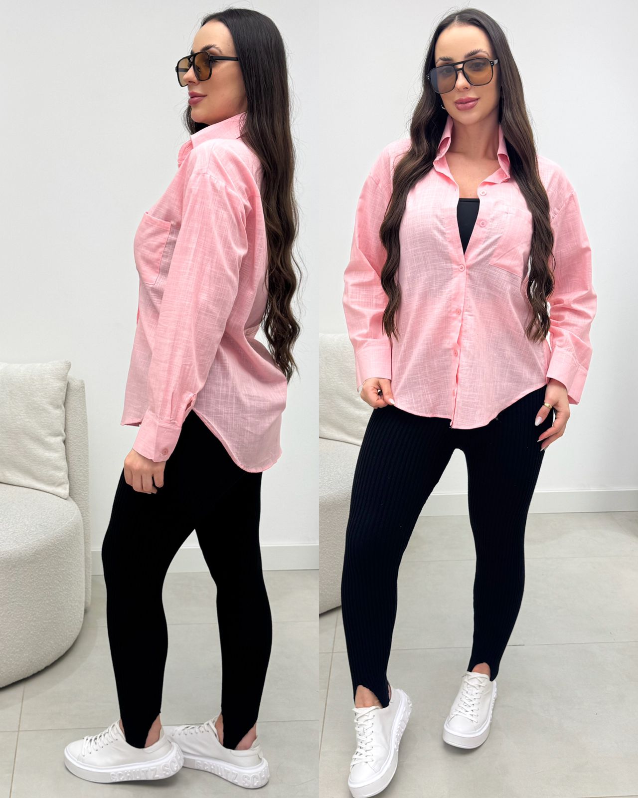 Camisa Alice Rosa 134679