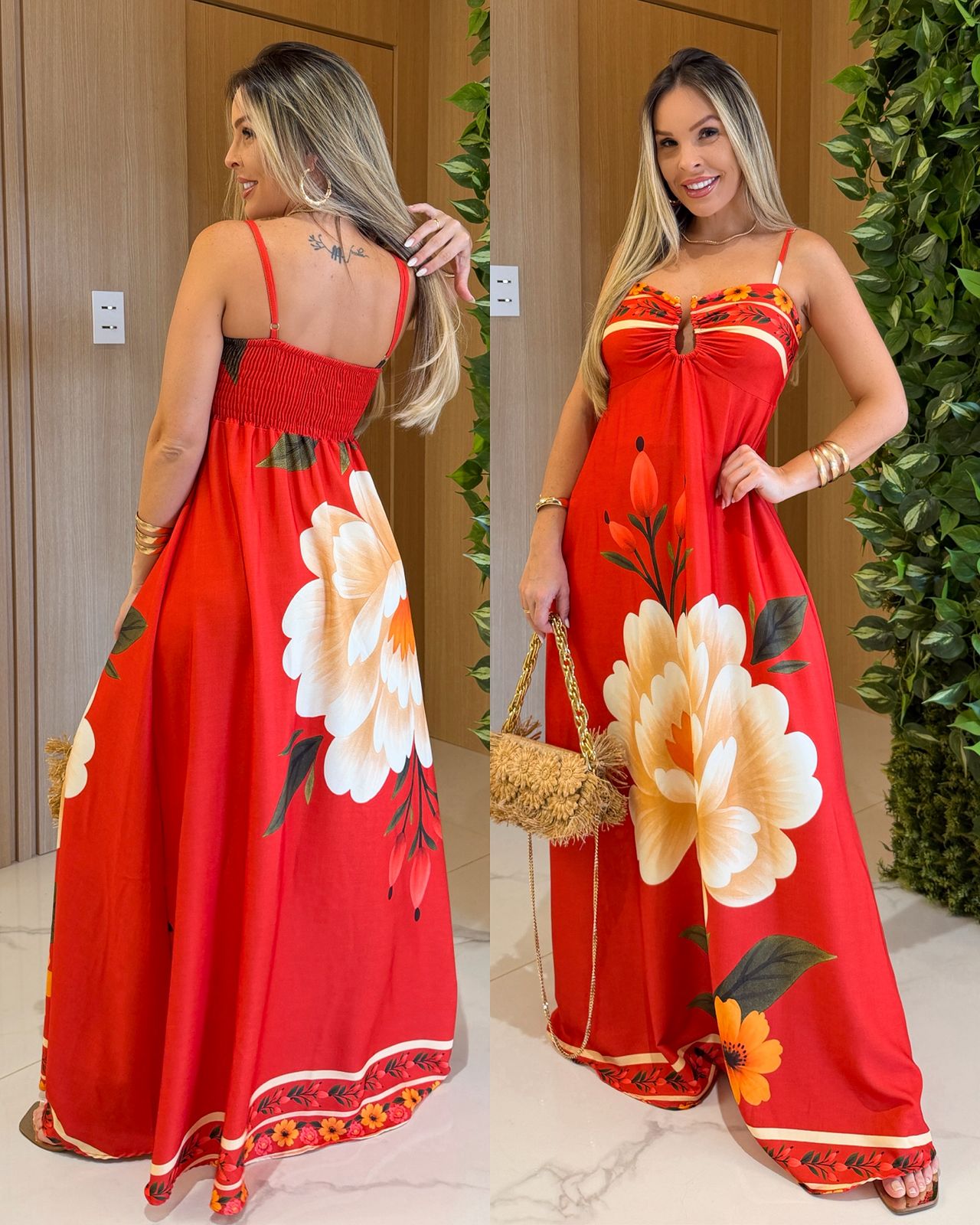 Vestido Melani Vermelho 119748
