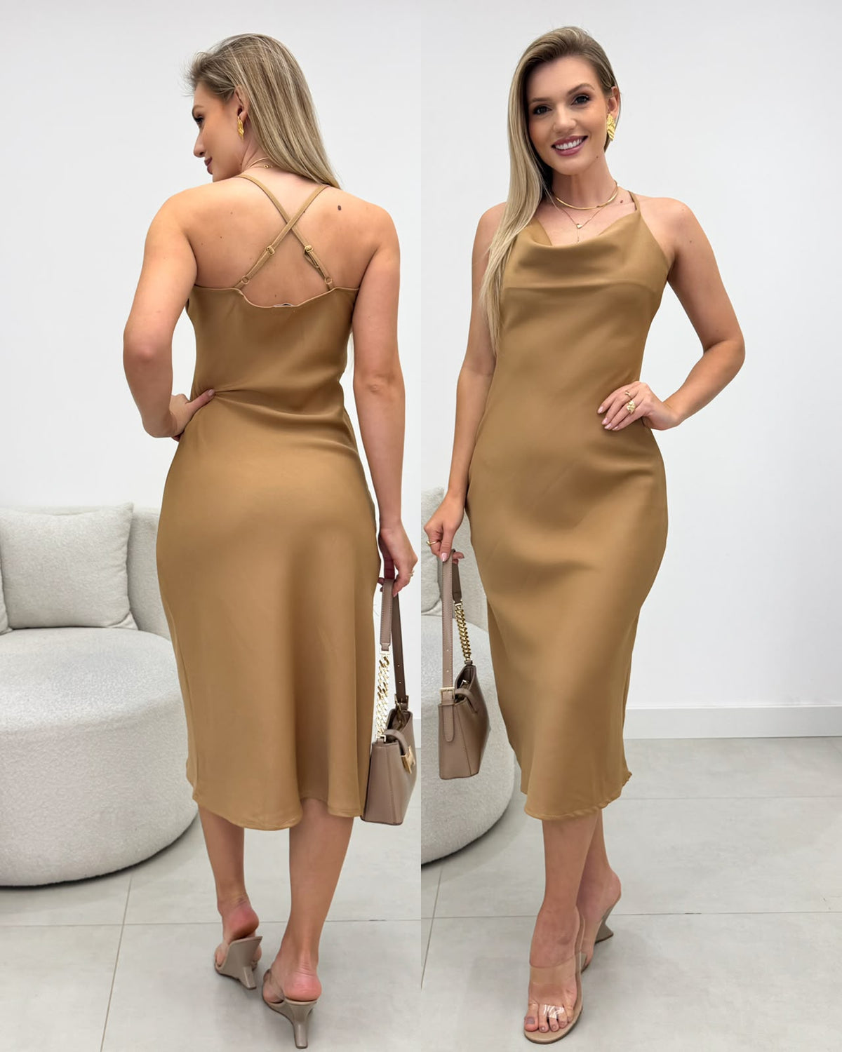 Vestido Maya Caramelo 135501