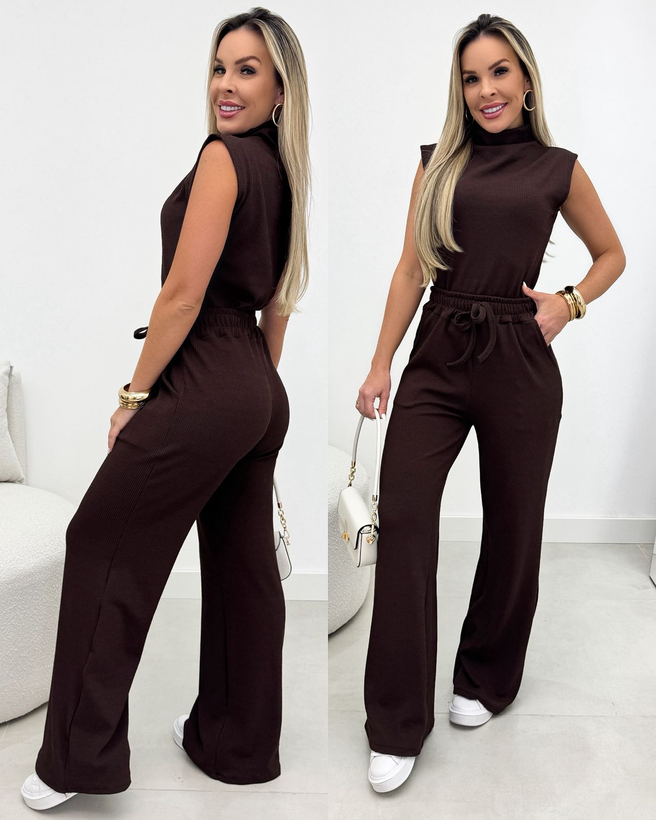 Conjunto Valeska Chocolate 109754